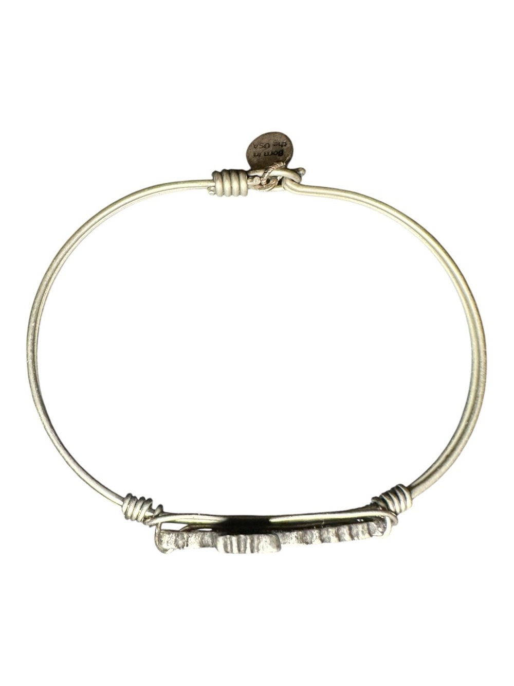 Cross Bangle Bracelet - Picture 3 of 5